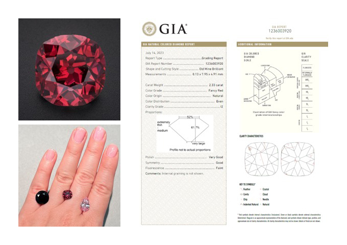 GIA examines one of the world’s rarest diamonds